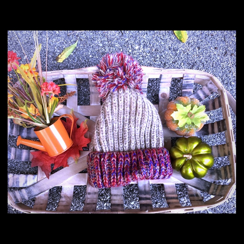 Winter knit hat.